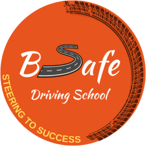BSafe Driving School logo - Steering to Success